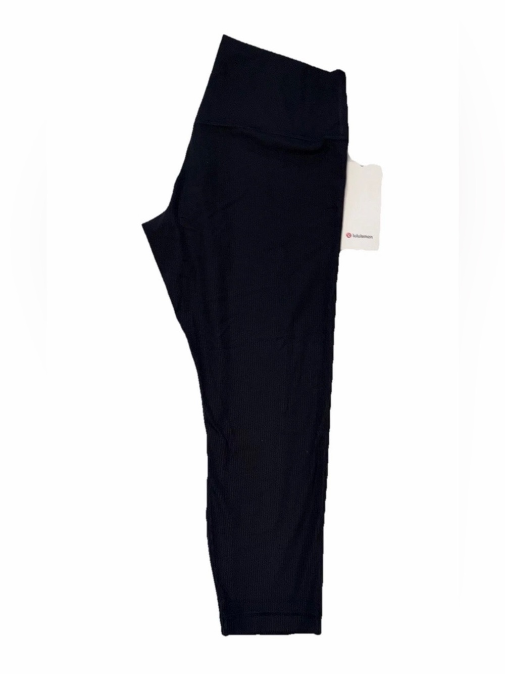 NWT*LULULEMON*SIZE 14*ALIGN RIBBED HIGH RISE 23” L PANT*AUTHENTIC*BLACK*$98 - Picture 10 of 16